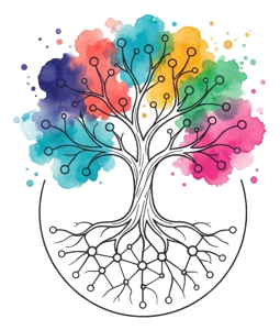 Logo Jane Carla — árvore em aquarela